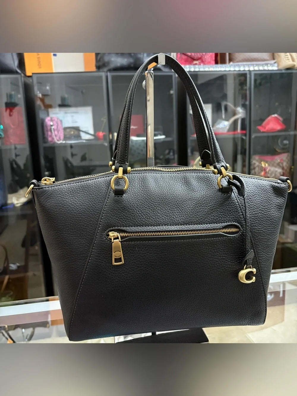 Coach Bella Leather Satchel Bag